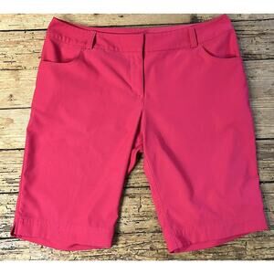 Adidas Climate Women’s Size 12 Hot Pink Bermuda Golf Shorts